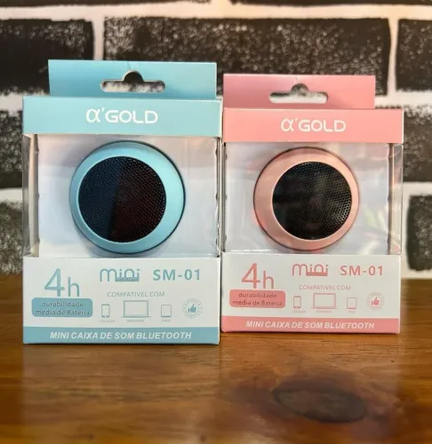 Mini caixa de som portátil