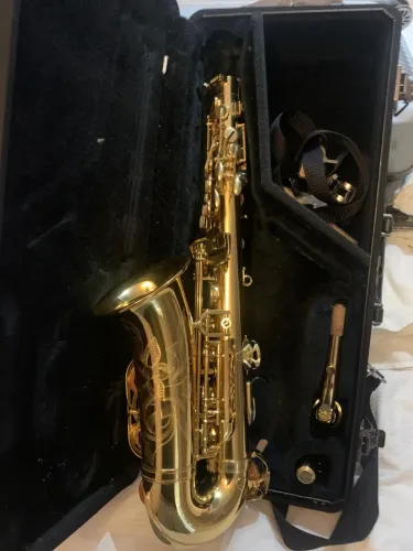 Saxofone Yamaha japonês alto Yas 62