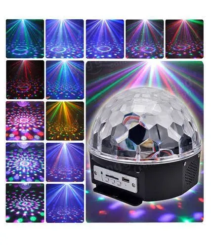 Globo Bola de luz RGB para Festa USB MP3