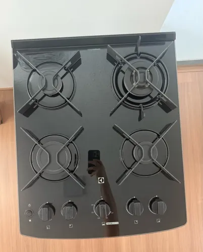 Fogão Eletrolux Mesa Vidro Preto 
