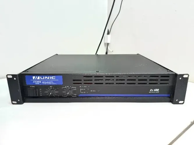Potência Amplificador Unic Zx600 600 Rms 12x no Cartão de credito