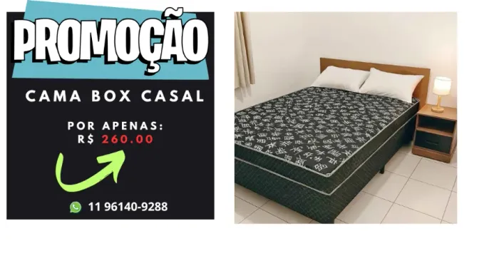 cama box casal (liquidação de estoque)