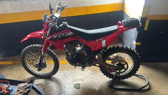 Crf 230 + Carretinha - Revisada pronta para trilha