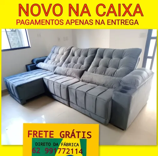Sofá Retrátil E Reclinável PAGAMENTO NA ENTREGA