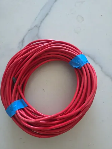 Vendo 25 metros de cabo flexível 16mm vernelho novo sem uso Classe A original.