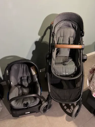 Kit carrinho Maxi-cosi Anna 3 + bebê conforto Citi + base - Completo | Ótimo estado