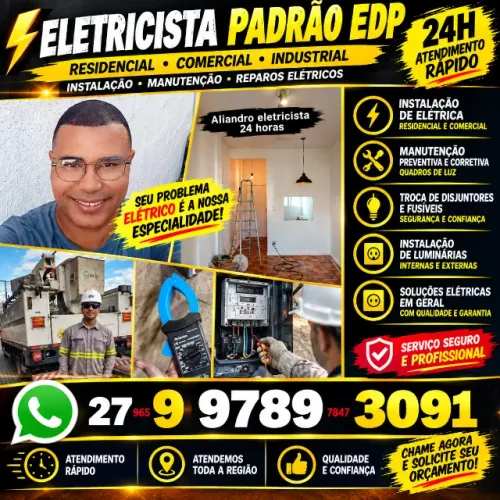 ELETRICISTA - GRANDE VITÓRIA E VILA VELHA