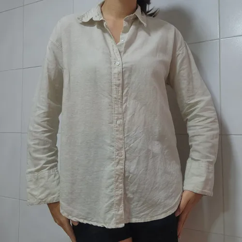 Camisa social Richards com linho M