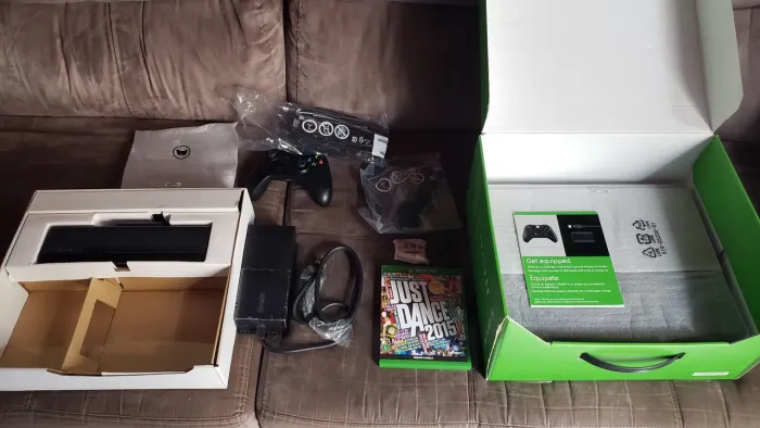 Xbox one 500gb edição Kinect completo na caixa raridade
