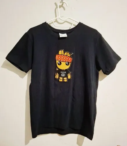 Camisa preta groot gucci 