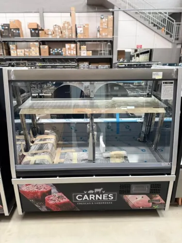 GRTA-150PR EXPOSITOR AÇOUGUE TURINO 1,50M SEM DEPOSITO - GELOPAR