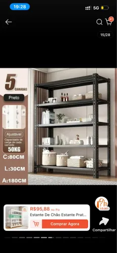 VENDO 3 ESTANTE DE CHÃO 