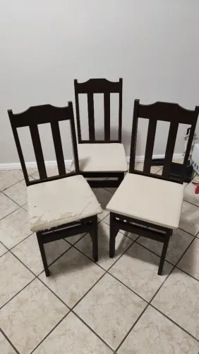 Kit 3 cadeiras