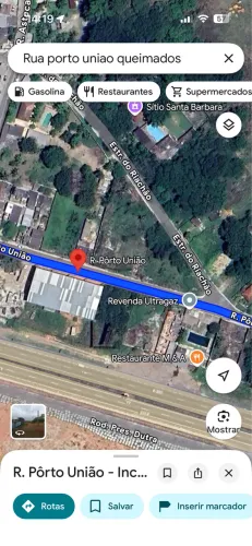 Terreno em queimados 