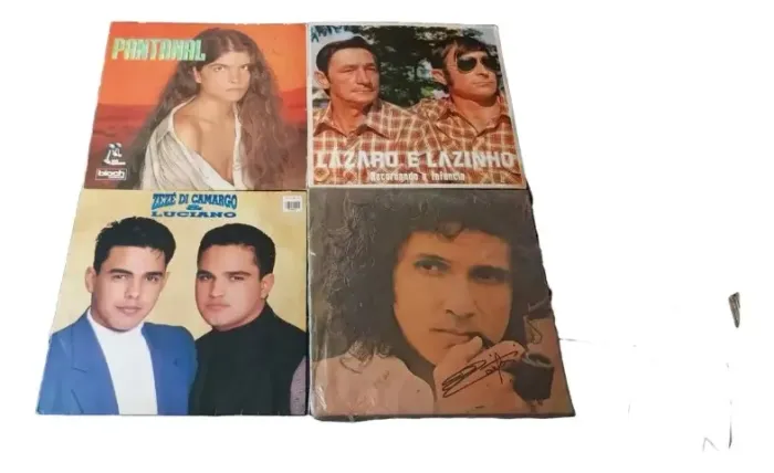 Lp De Vinil Lote Com 4 Lps Valor Na Descrição # (Usado)