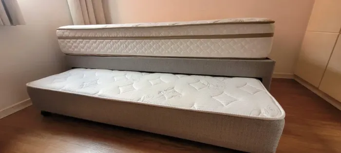 Cama Box com Bicama + Colchão