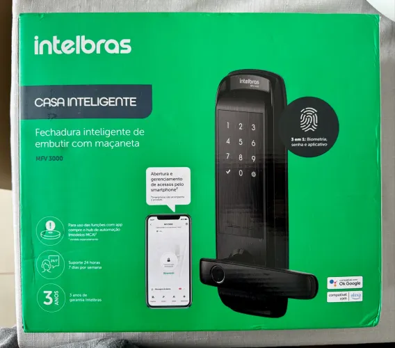 Fechadura Inteligente Intelbras - Nova (Na Caixa)