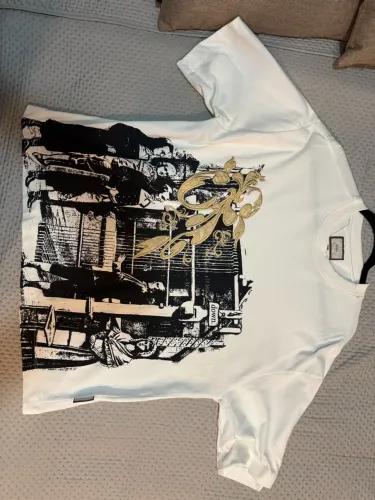 Camiseta boxy - Down Jacquards