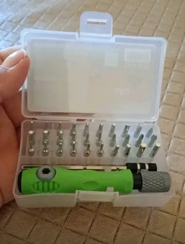 Kit Chave de Fenda 32 em 1 Portátil