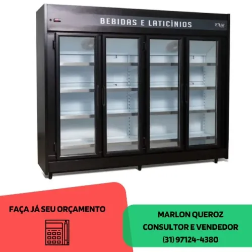 Refrigerador de Bebidas 4 Portas Polar Novo