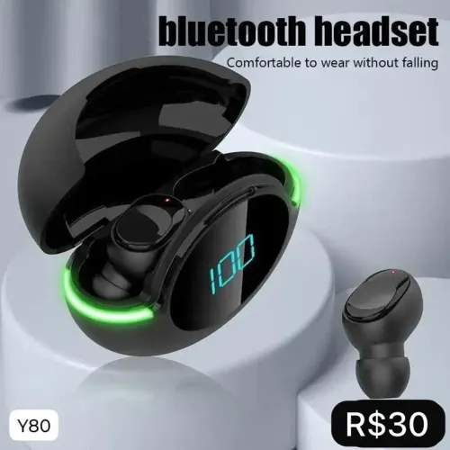Fone Y80 Bluetooth - Produto Novo