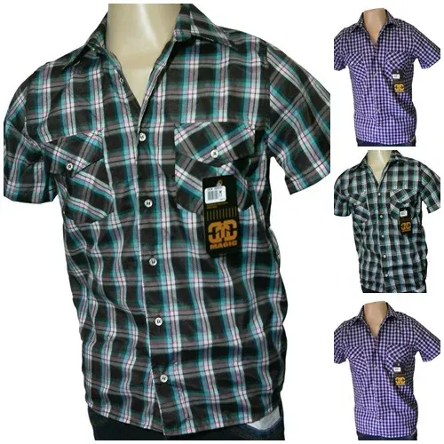 camisa xadrez manga curta masculina NOVA parcelo s juros