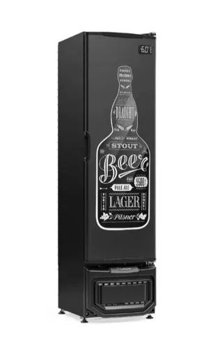 NZ. Cervejeira 230L porta sólida Gelopar