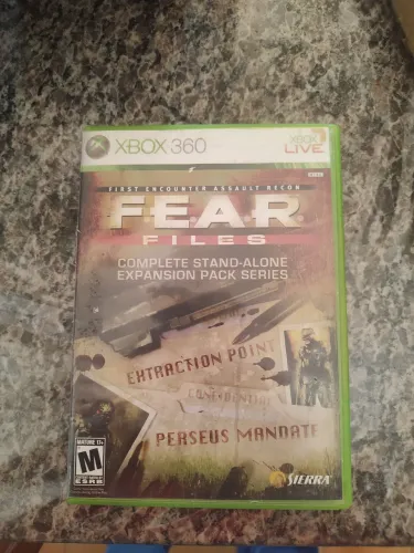 Xbox 360 fear files RARO retrocompativel