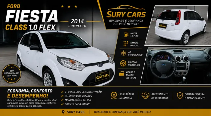 Ford Fiesta 1.0 Rocam SE Plus Hatch 8V Flex 4P Manual 2014
