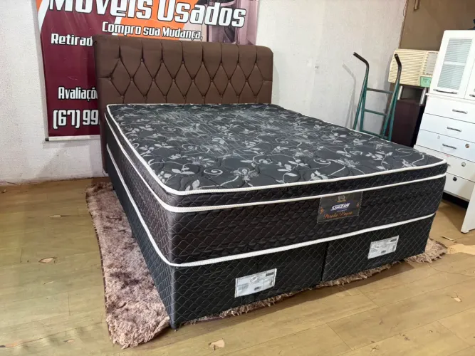 Cama Box Queen Size completo (entrego)