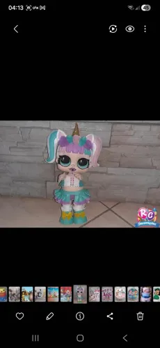 Boneca de feutro LOL 