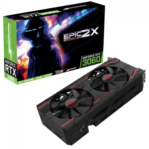 Placa de video SuperFrame RTX 3060 EPIC 2X, 12GB