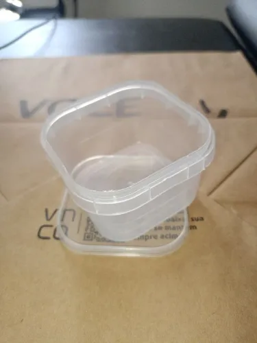 10 unidades - Embalagem plástica - Pote para sobremesa - 150ml com tampa lacre