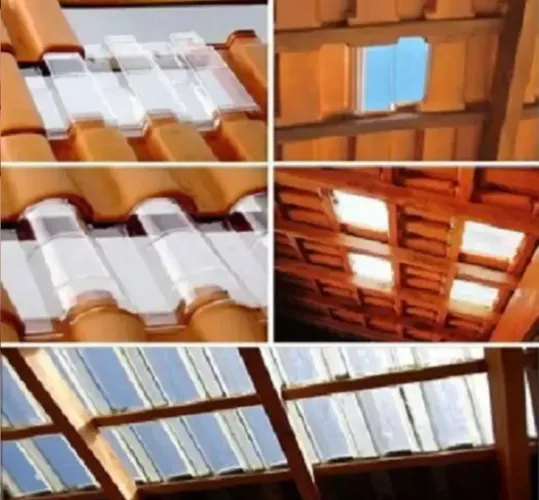 Telhas transparentes