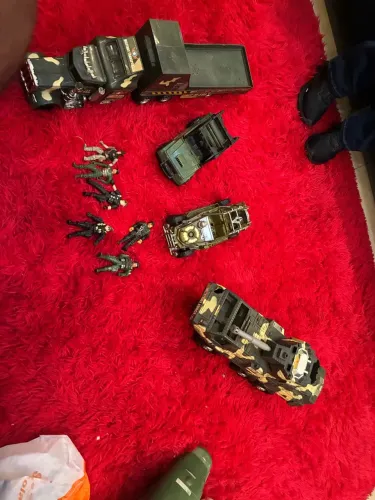 Kit militar de brinquedo terrestre