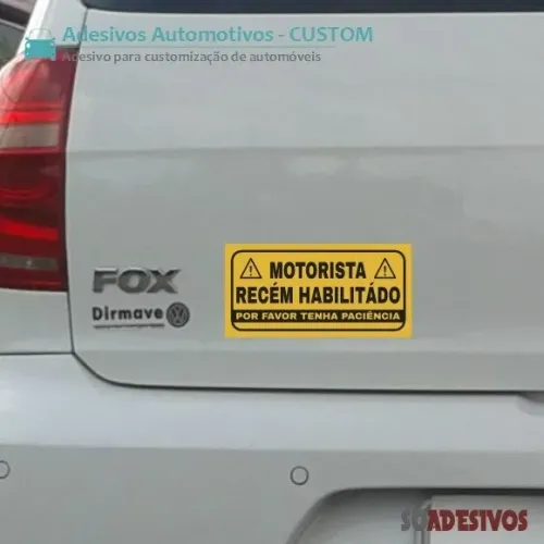 Adesivo para RECÉM HABILITADO