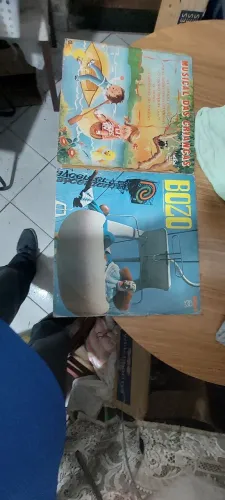 Vinil bolo play center e musical das crianças