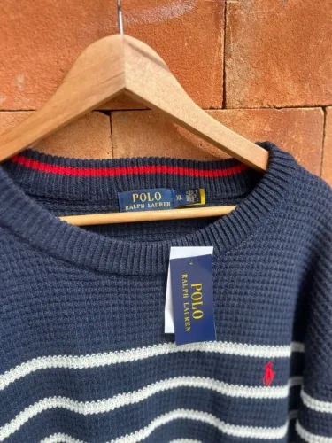 suéter polo ralph lauren listrado gg
