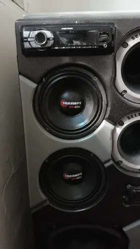 PAr Alto Falante Woofer 7driver Mb 400s 6 Pol 200w Rms 4 Ohms