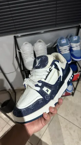Tênis LV Trainer - AZUL E BRANCO