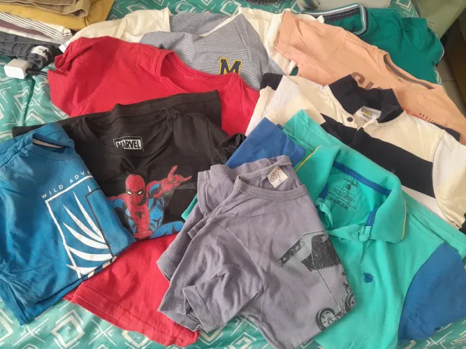 Combo de Roupa infantil veste d 5 a 9 anos dependendo da crianca