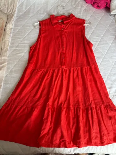 Vestido regata vermelho hering