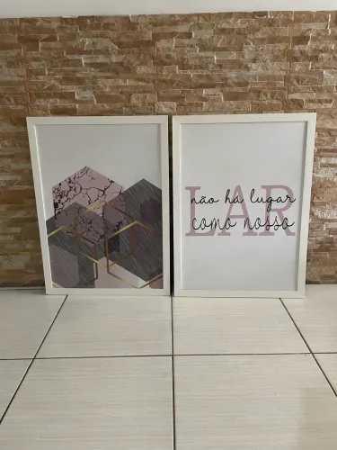 2 Quadros Grandes 30x22 para sala ou quarto !
