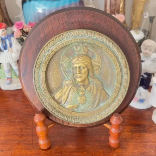 Medalhão Decorativo Sagrado Coração de Jesus