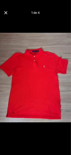 Camisa Original Ralph Lauren tam g vermelha