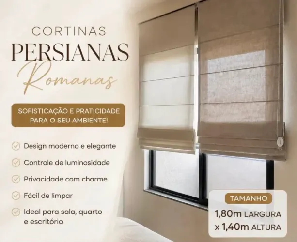 Cortina persiana 1.80 X 1.40