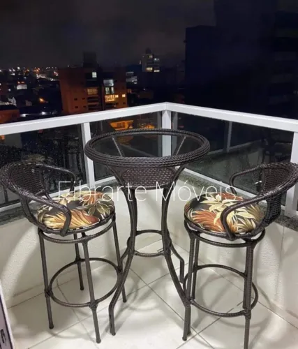 Bistro 2 banquetes giratórias em fibra sintética