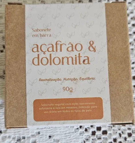 Sabonete de Açafrão com Dolomita (90g )