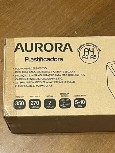 Plastificadora Aurora A3 lm3233h