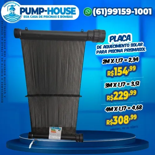 Placa de Aquecimento Solar Para Piscina PrismaSol 